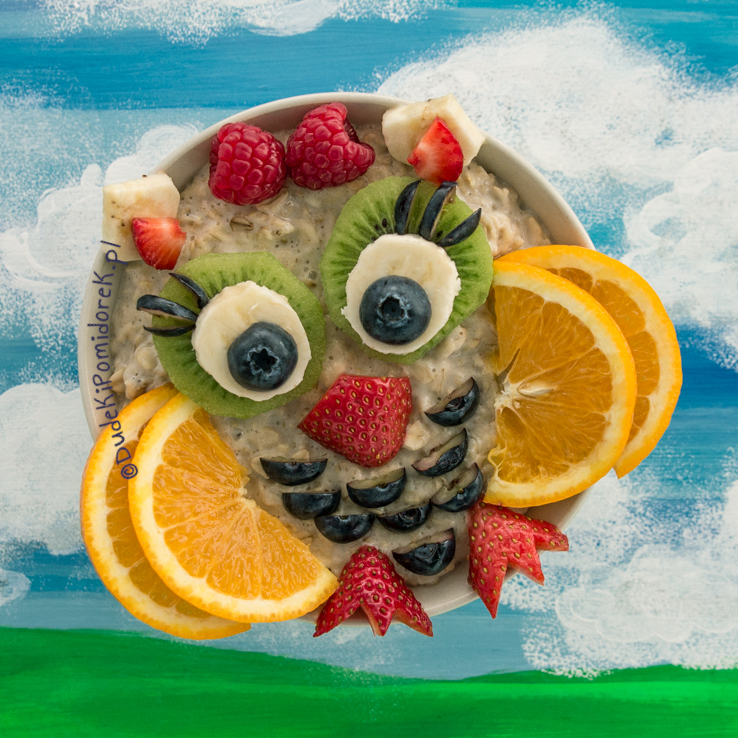 owsianka z owocami